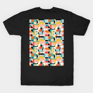 Bauhaus Geometric Pattern II T-Shirt